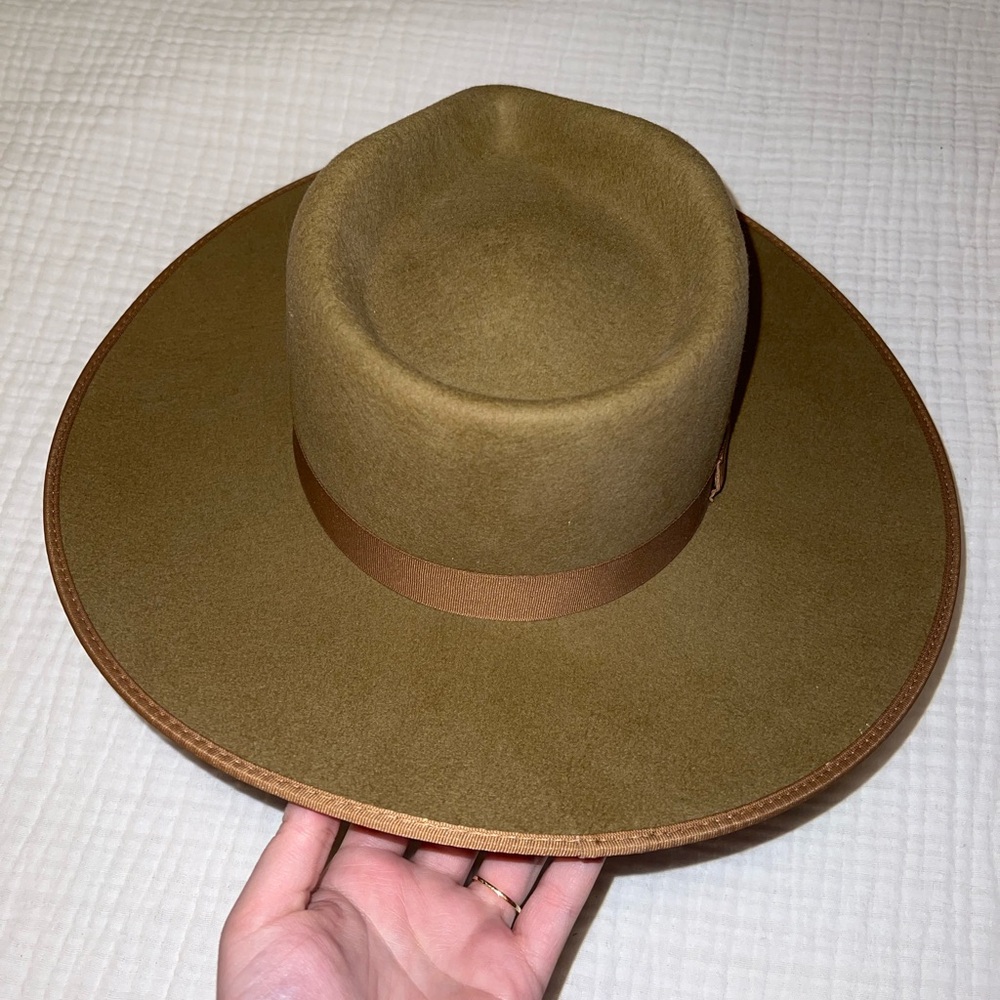 SOLD - Lack of Color Teak Rancher Wool Felt Fedora Hat - Picture 14 of 16
